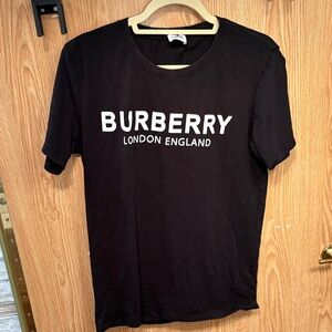 Burberry Black Short Sleeve Tee